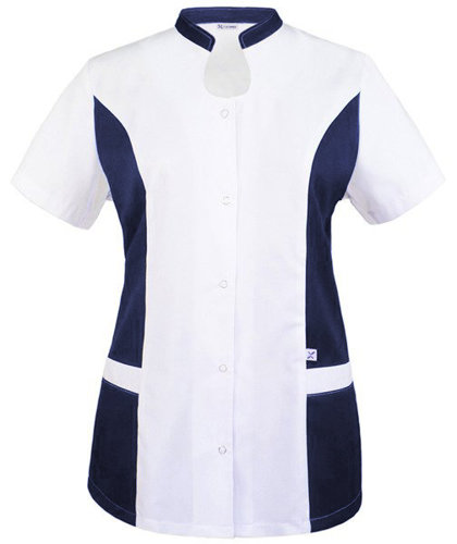 Medical Women's white / navy blue Jacket ZC3 