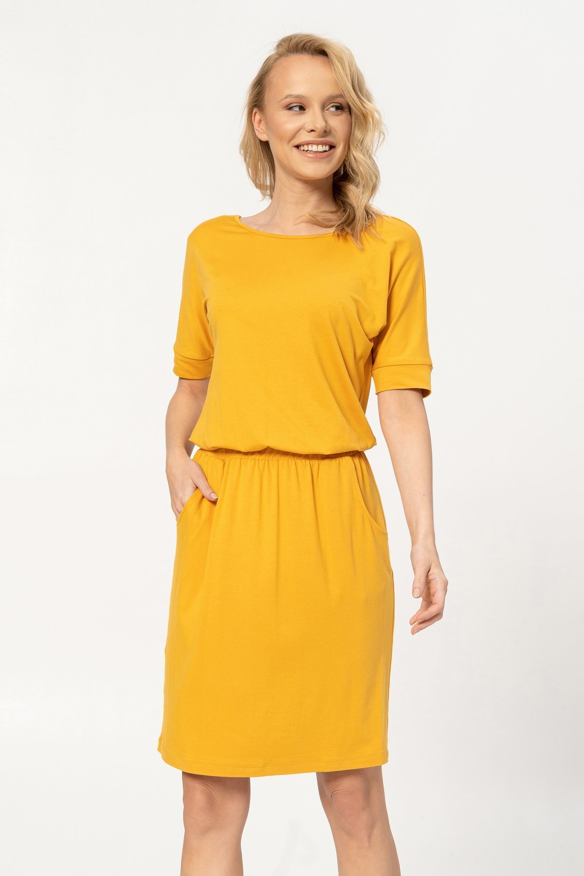 Casual dress sport style, yellow | Medical clothes COLORMED