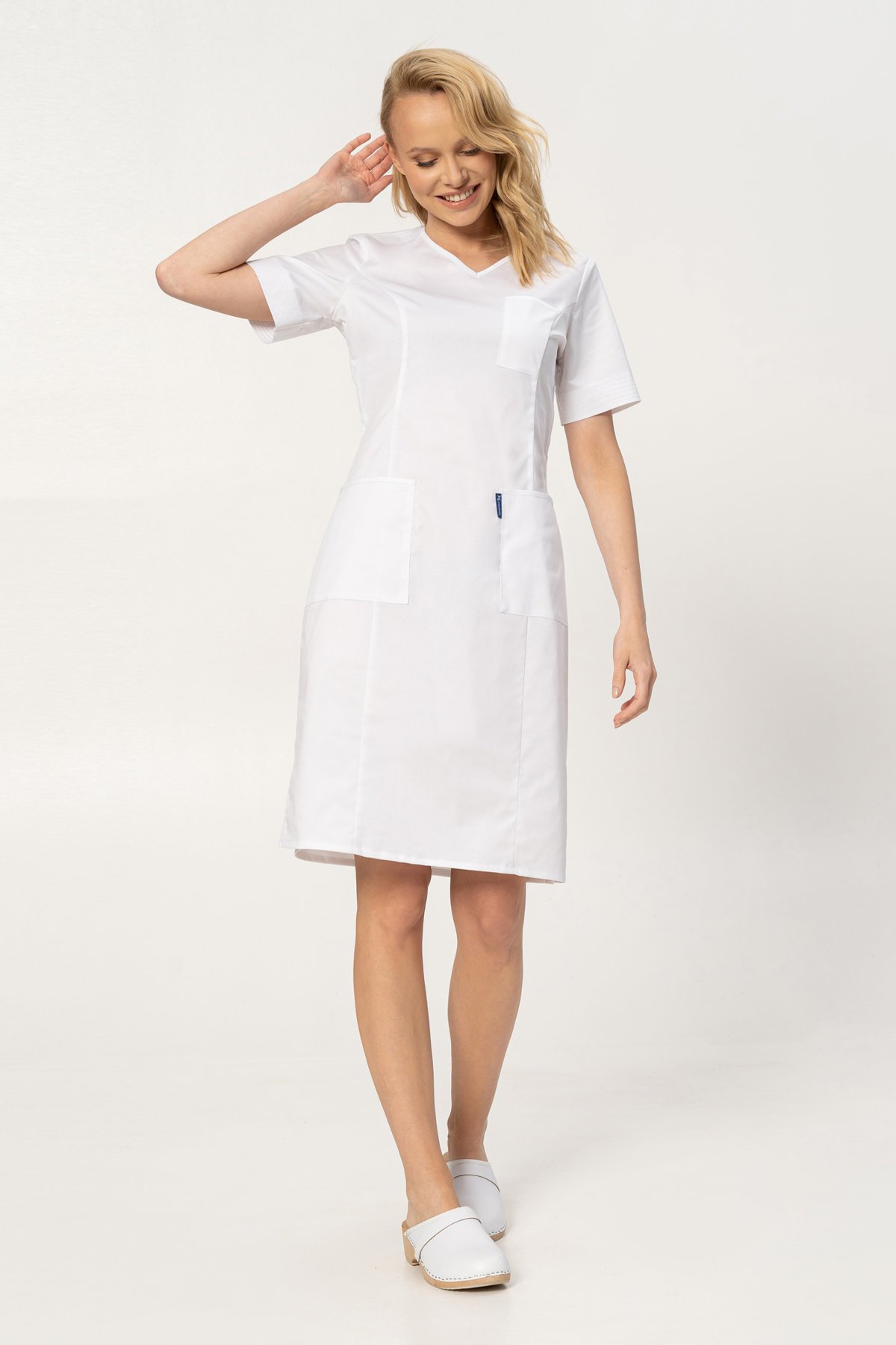 White Scrub Dresses Nursing Uniforms | Dresses Images 2022