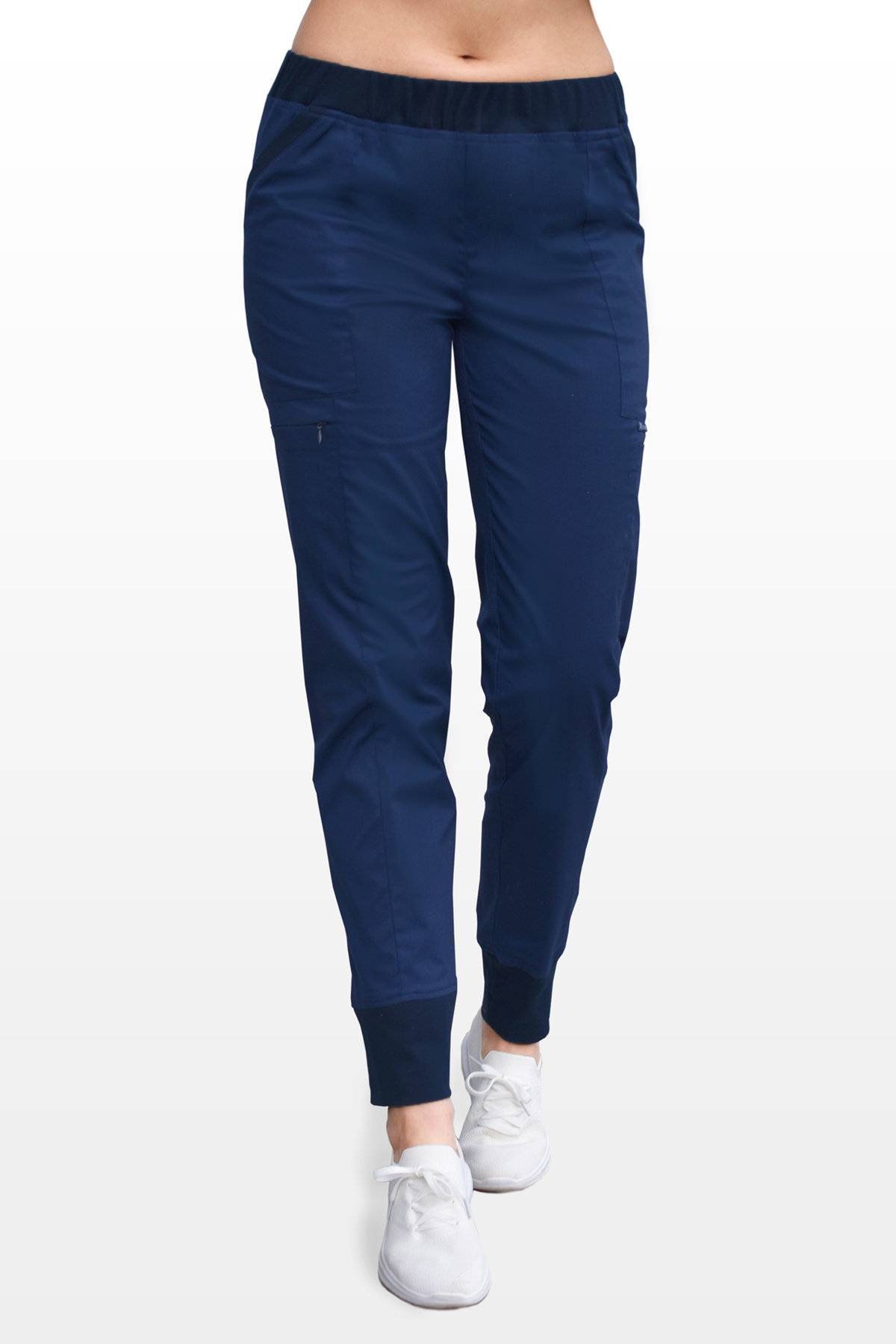 Medical STRETCH, pants blue lime, | + clothes SOFT SE4-G2 stripe, with Scrubs a navy COLORMED