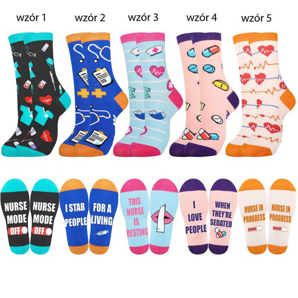 Nurses' socks 1 pair - MODEL 4