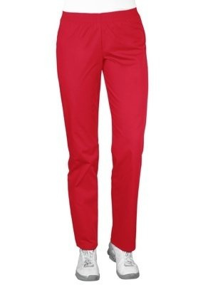 Scrubs pants with an elastic waist SC4-Cz, red