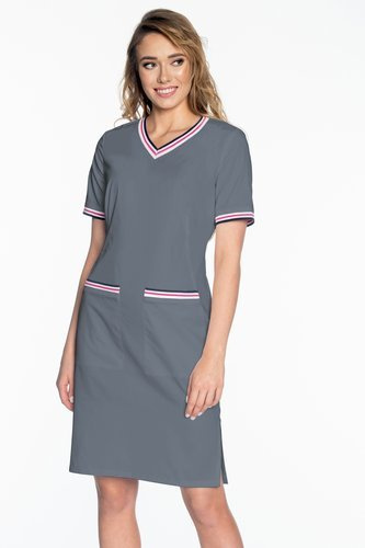 Scrubs dress Soft Stretch, grey, SKE5-S2