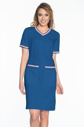 Scrubs dress Soft Stretch, blue sapphire, SKE5-N2