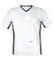 Men's scrubs top with elastic panels MBE1-B, white