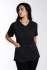 Bluza medyczna scrubs Colormed Stretch, czarna , BE6-C, bawełna +