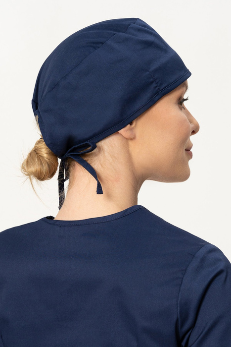 Surgical cap STRETCH, navy blue, CE1-G