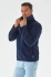 Men's fleece sweatshirt, navy blue, MP1-G