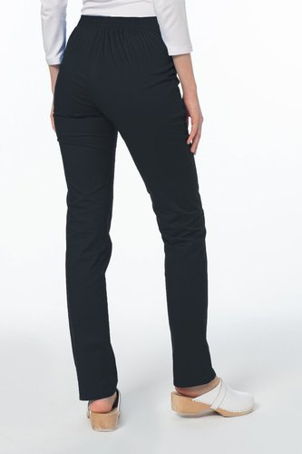 Slim fit scrubs pants SOFT STRETCH, black, SE2-C