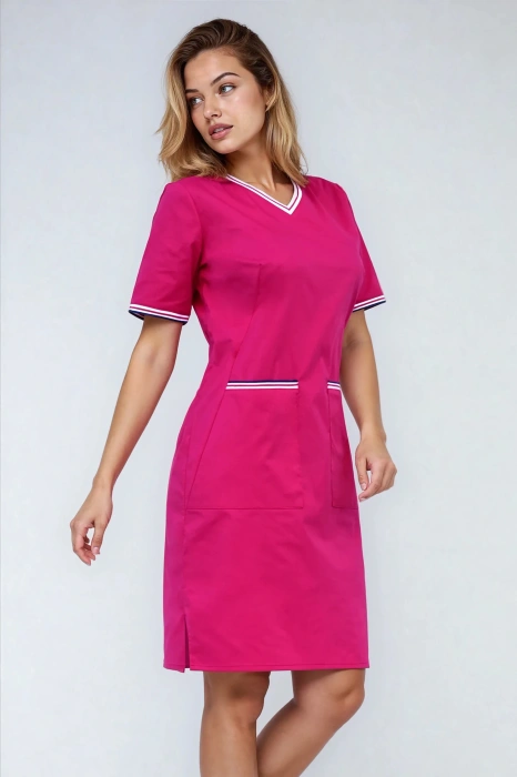 Scrubs dress Soft Stretch, grey, SKE5-B