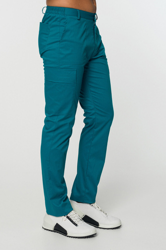 Men's medical trousers, sea blue, MSE6-M