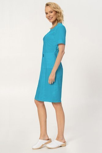 Scrubs dress STRETCH, sea blue, SKE6-M2