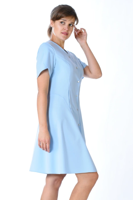 Medical dress - ENERGY FLEX - fuchsia - SKF1-F