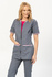 Women's medical jacket SOFT STRETCH PREMIUM, grey, ZE5-S2