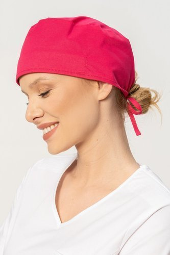 Surgical cap STRETCH, fuchsia, CE1-F