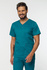 STRETCH men's medical shirt, sea blue, MBE6-M