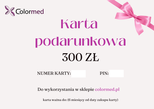 Karta podarunkowa Colormed 300zł