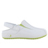 CARINNE ESD medical boots, OXYGRIP, white + lime