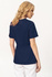 Bluza medyczna scrubs Colormed Stretch, granatowa,  BE6-G', bawełna +