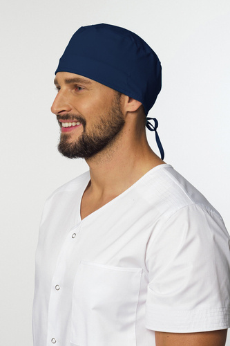 Surgical cap STRETCH, navy blue, CE1-G