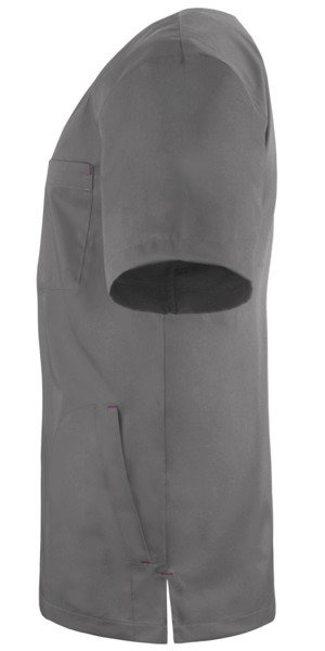 Men's scrubs top MB2-S, grey