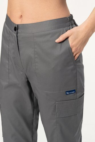 Cargo scrubs pants STRETCH, grey, SE6-S2