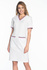 Medical dress SOFT STRETCH PREMIUM, white, SKE5-B