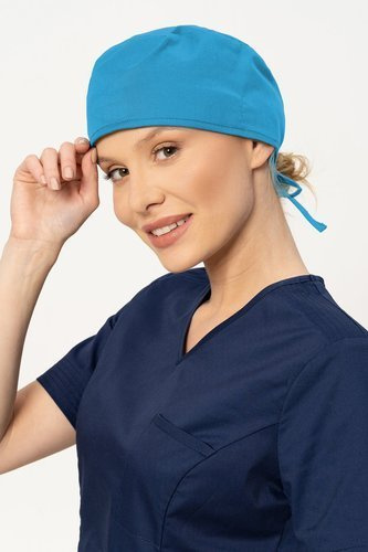 Surgical cap STRETCH, turquoise , CE1-T