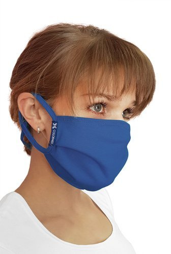 Streetwear protective mask, dark blue