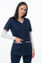 Women's medical jacket SOFT STRETCH PREMIUM, navy blue, ZE5-G