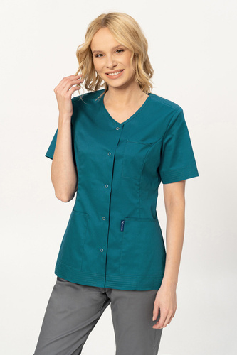 Żakiet medyczny / kosmetyczny Stretch Colormed, kolor morski, ZE6-M