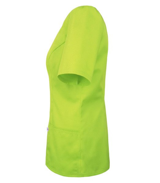 Scrubs jacket with a zipper ZC1-L, lime green