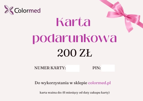 Karta podarunkowa Colormed 200zł