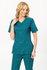 Medical scrubs STRETCH top, sea color