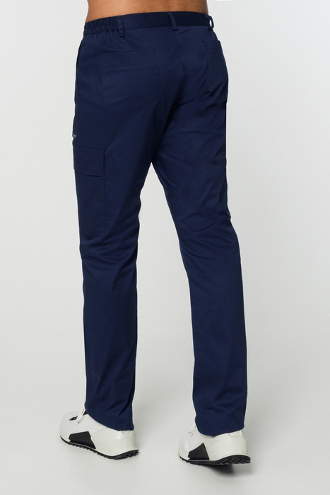 Men's medical trousers, navy blue, MSE6-G