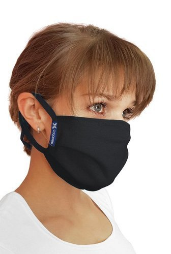 Streetwear protective mask, black