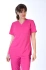 Women's medical blouse - PRO FLEX - pink - BF2-R