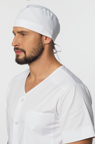 Surgical cap STRETCH, white, CE1-B