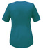 V-neck scrubs top, teal blue, BC3-M