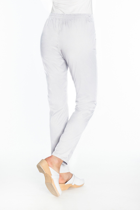 Spodnie medyczne damskie Colormed Soft Stretch Premium, białe, SE2-B