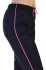 Ladies' medical SOFT STRETCH PREMIUM set, black + fuchsia, XE4-C