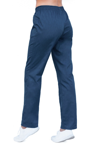 Scrubs pants with an elastic waist SC4-Gm, navy melange