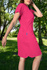 Medical dress - ENERGY FLEX - fuchsia - SKF1-F