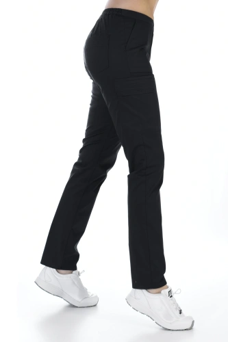 Cargo scrubs pants STRETCH, white, SE6-B