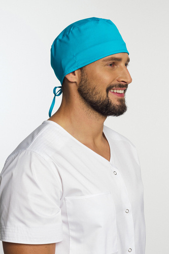 Surgical cap STRETCH, turquise, CE1-T