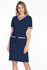 Scrubs dress Soft Stretch, navy blue, SKE5-G2