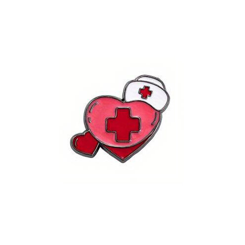 Przypinka nurse heart