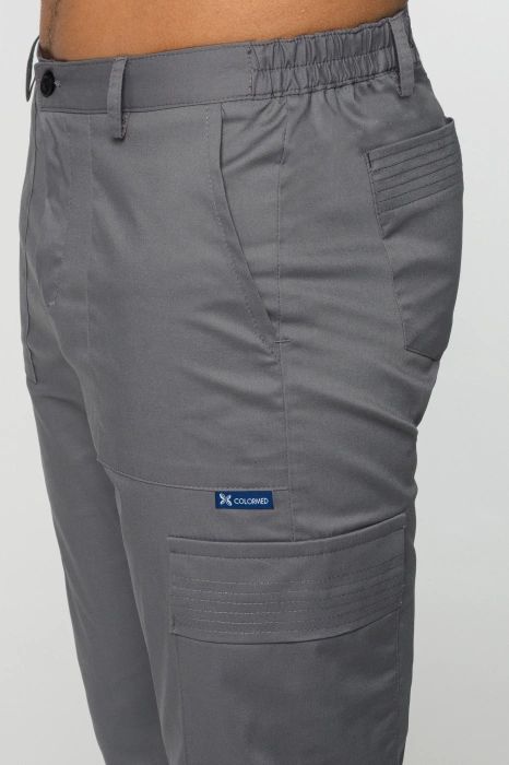 Men's medical trousers, gray, MSE6-S