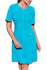 Fartuch Medyczny / kosmetyczny / sukienka zapinana na napy Colormed,  jasny turkus, FC6-T