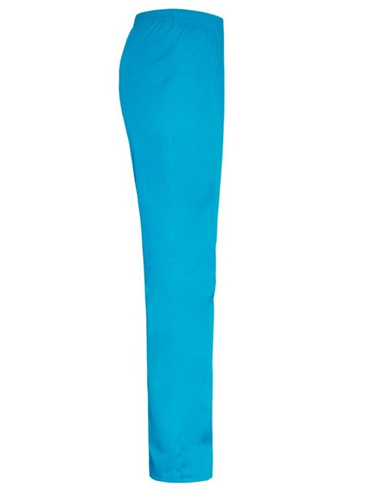 Women's medical pants with an elastic waistband, turquoise, SC4-T